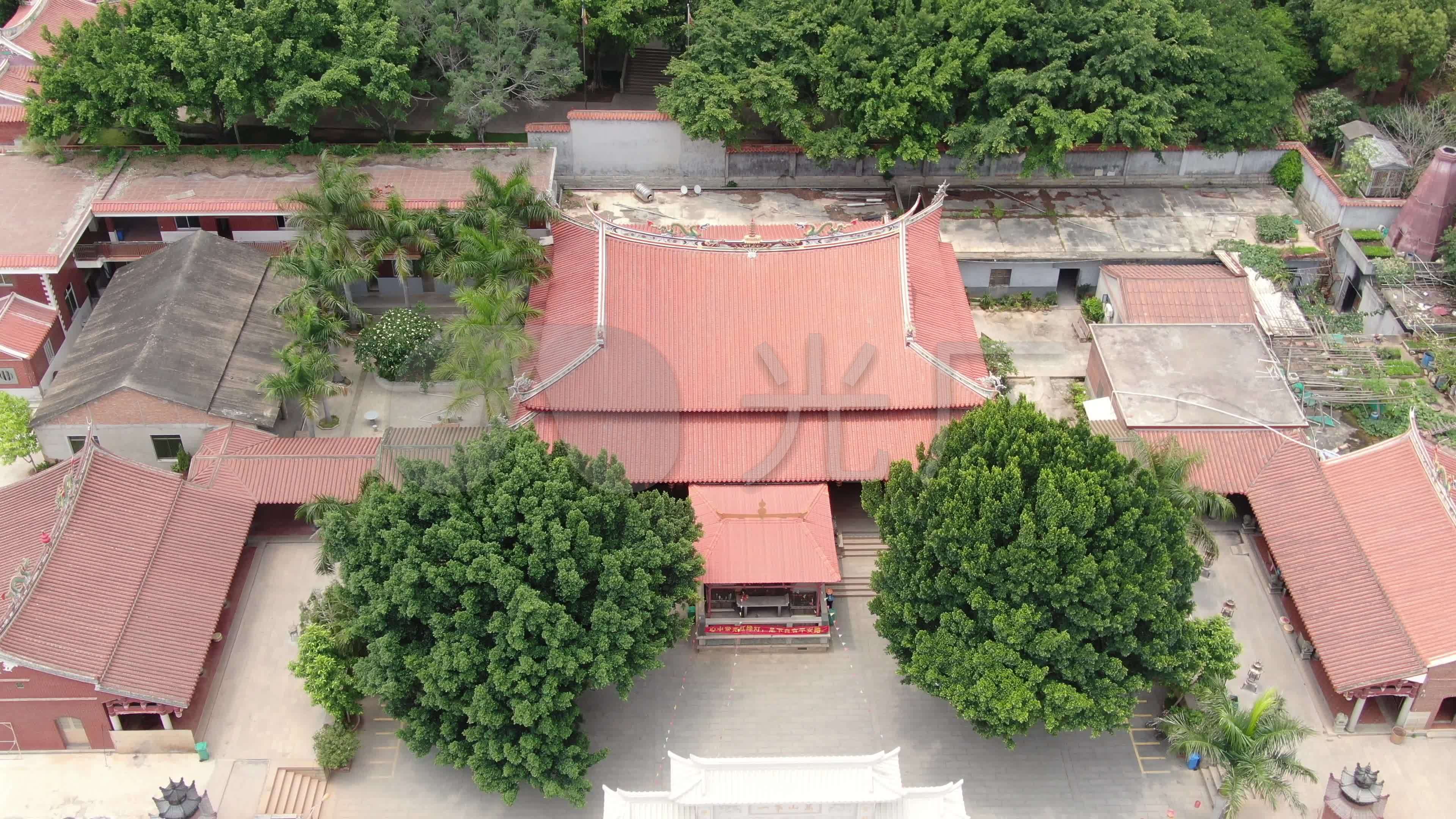 航拍泉州东岳行宫东岳庙