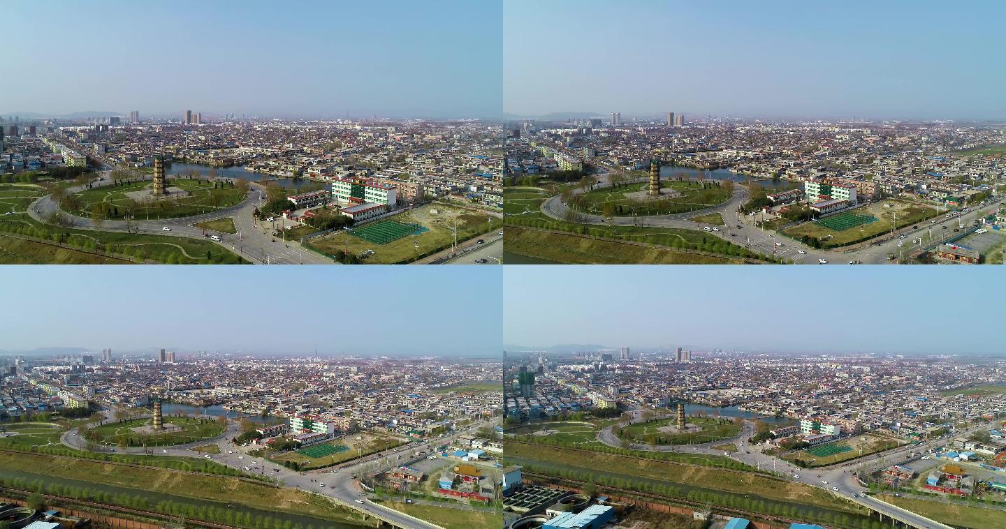 卫辉市城市航拍