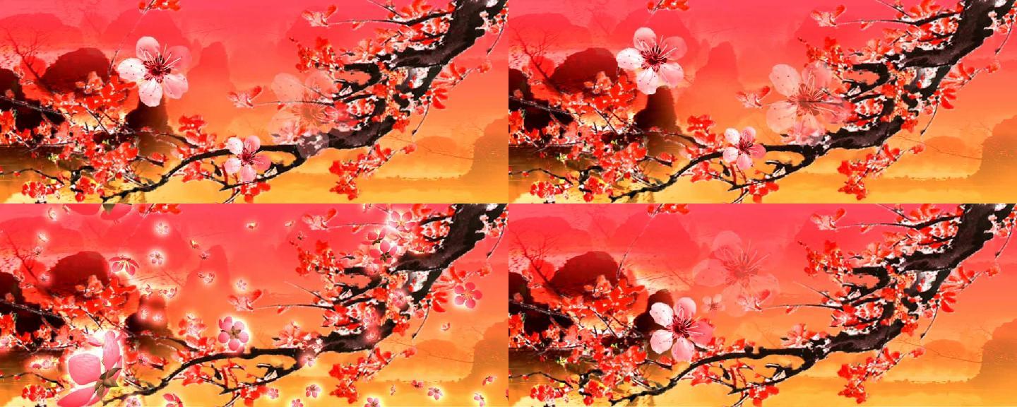LED《红梅花开》