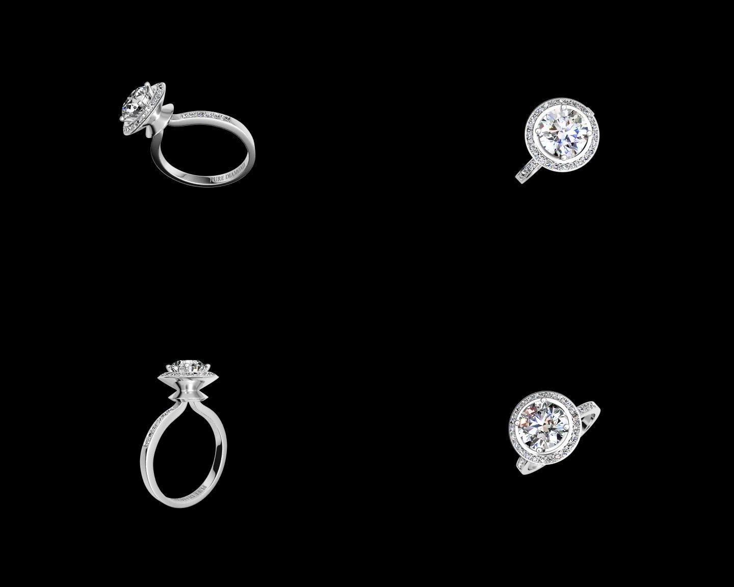 珠宝素材--3D钻石戒指