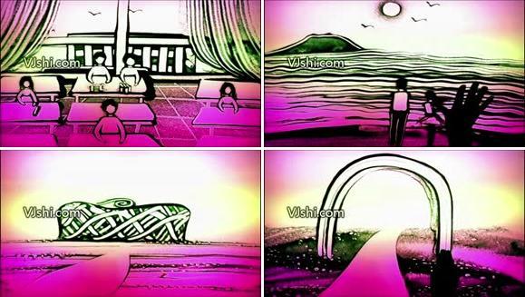 沙画:因为爱情