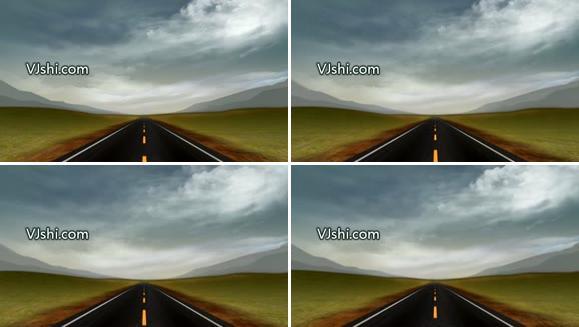 笔直的公路