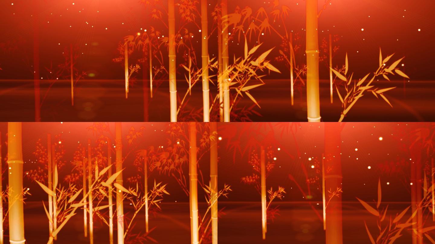 梦幻 竹子 粒子