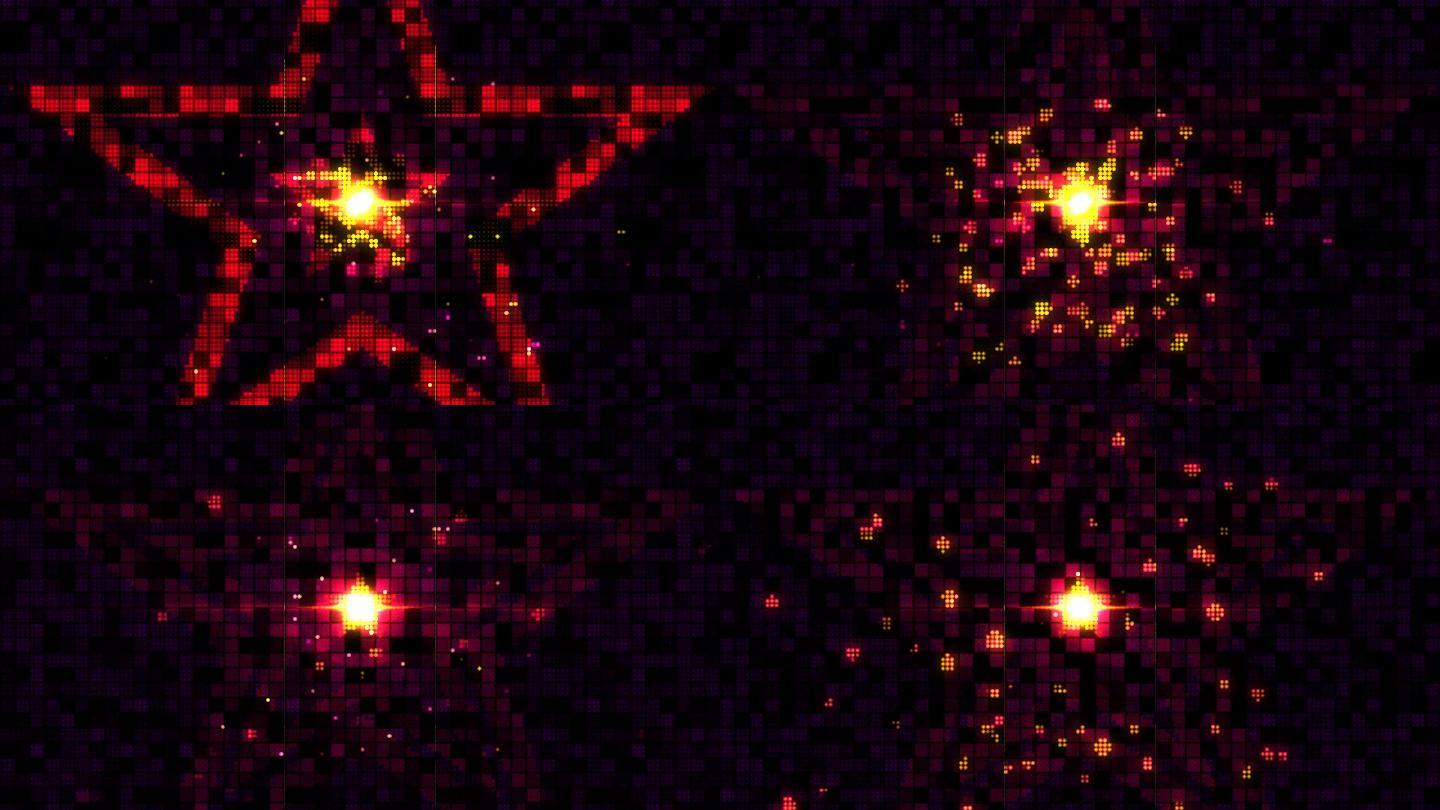 发光五角星