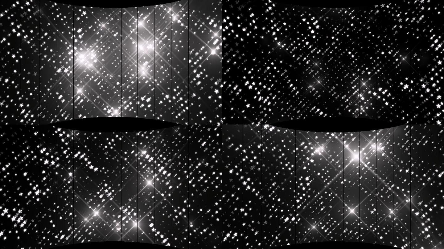白色 绚丽 闪亮 星光 曲面LED 动感 节奏