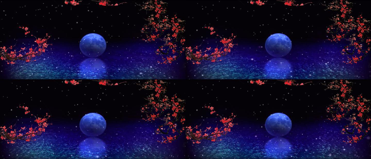梅花月亮
