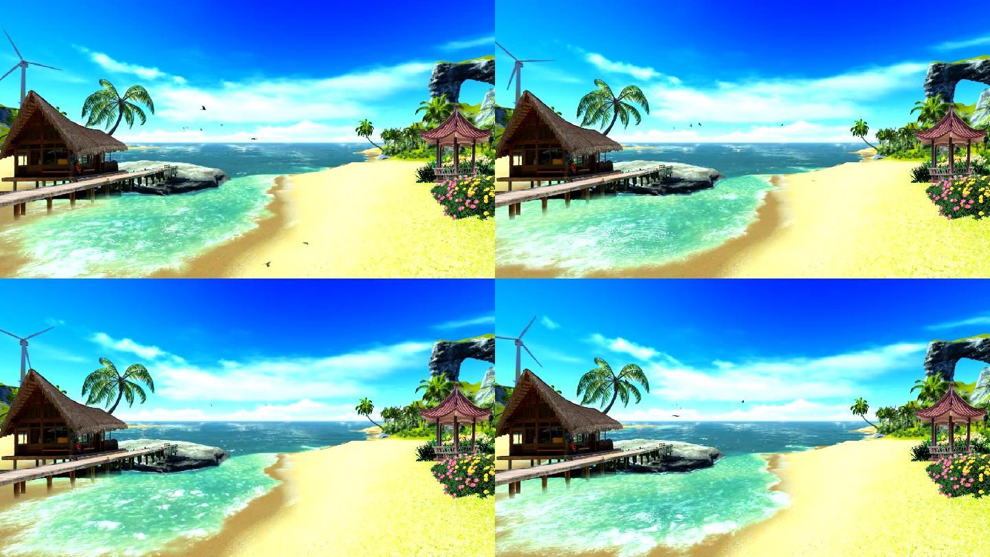 夏日椰岛