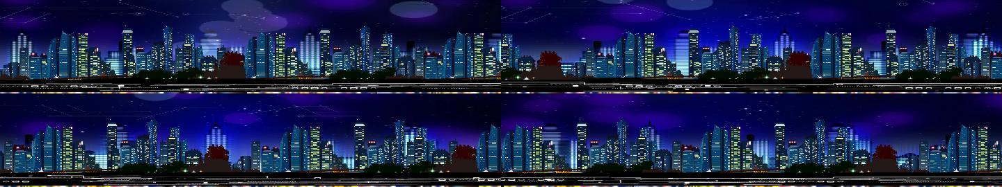 (原创)超宽高清都市夜景