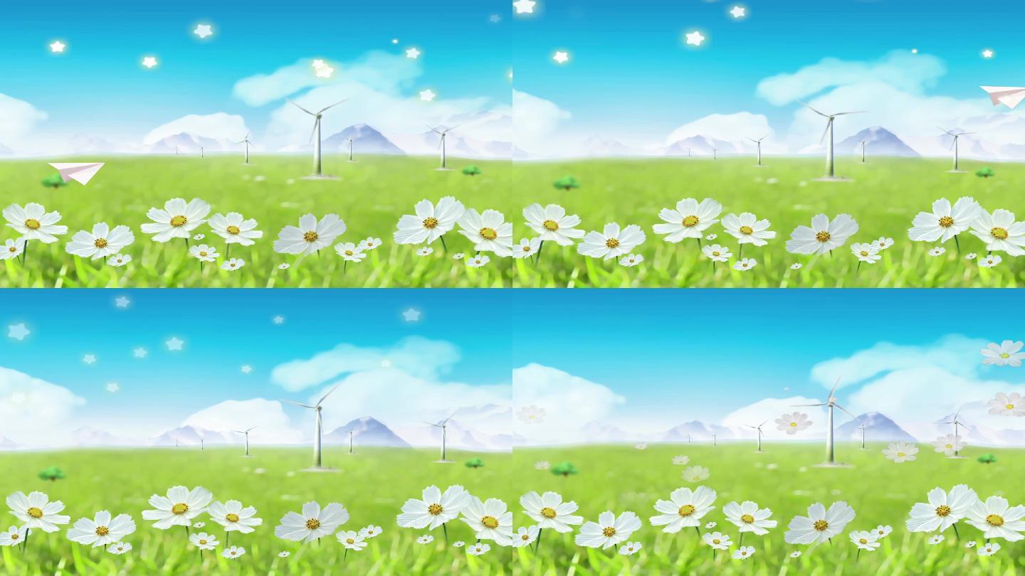 唯美的格桑花