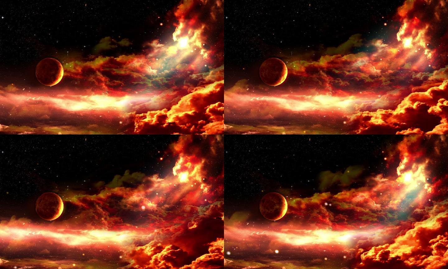 原创超级宇宙科幻星空 无缝循环