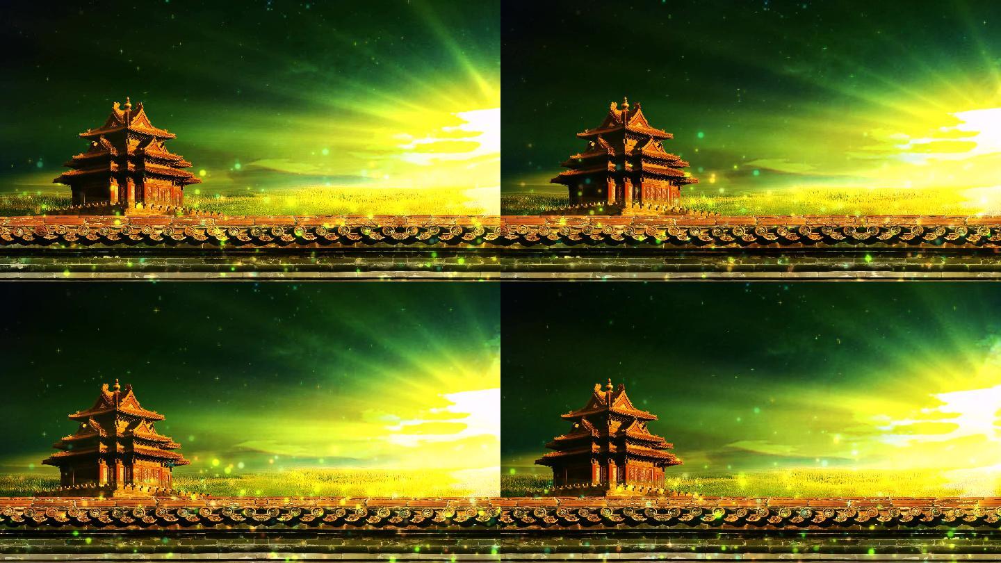 梦幻城垣星空草原