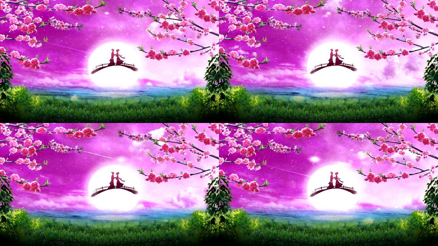 月色美景七夕视频中秋视频原创高清