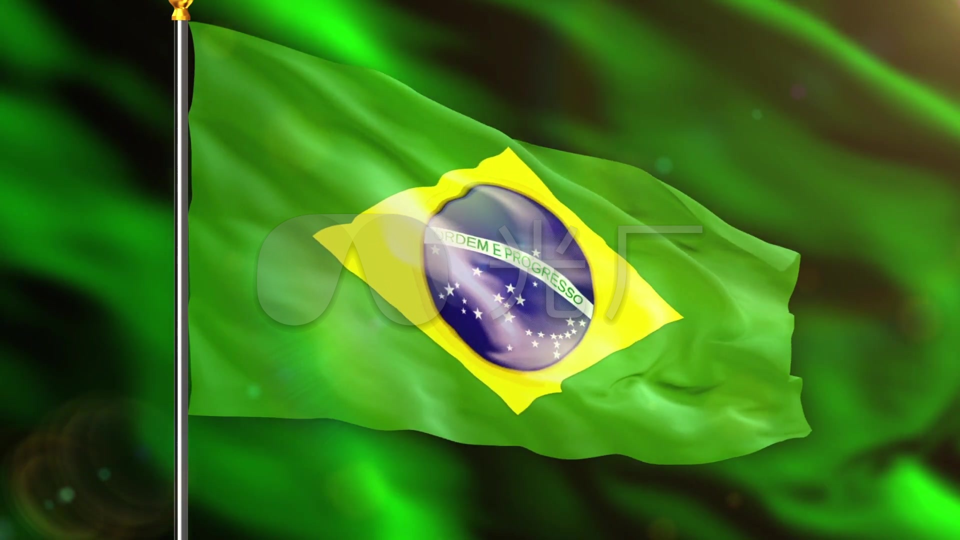 巴西国旗_1920x1080_高清视频素材下载(编号:127382)_舞台背景_vj师网