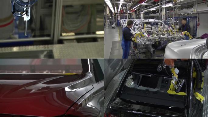 现代化工业生产汽车加工制作流程车间