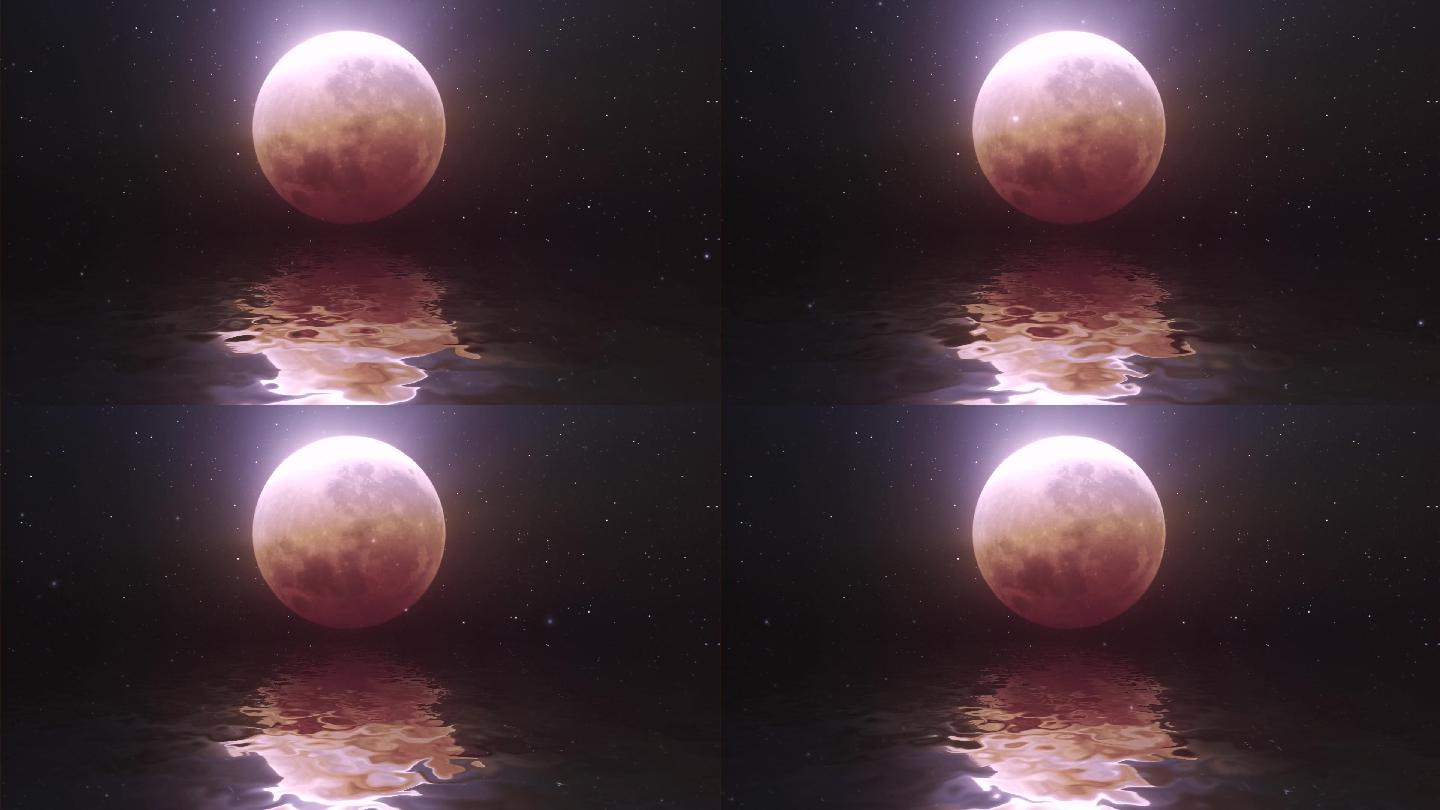 月亮水面视频