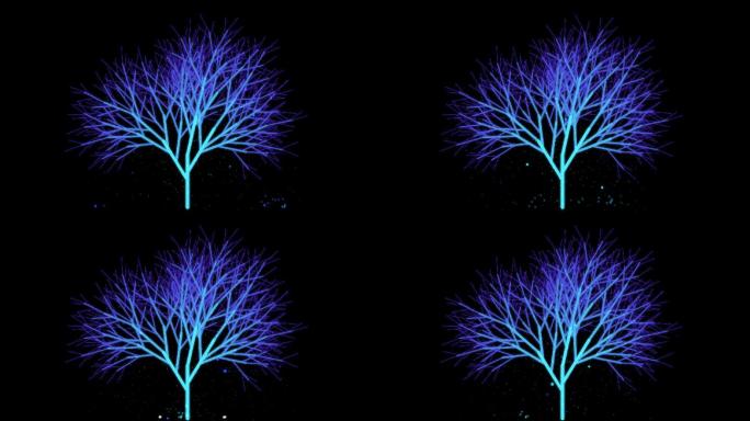 粒子树生长