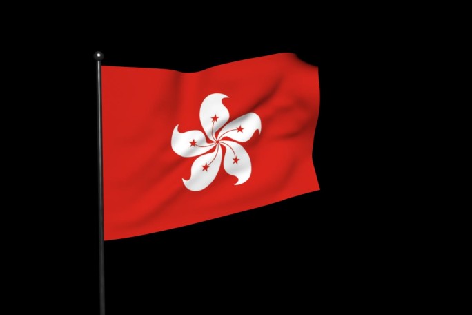香港特区区旗（透明通道）