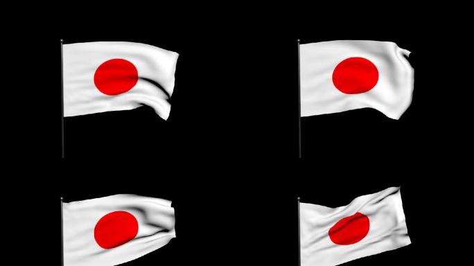 日本国旗（透明通道）