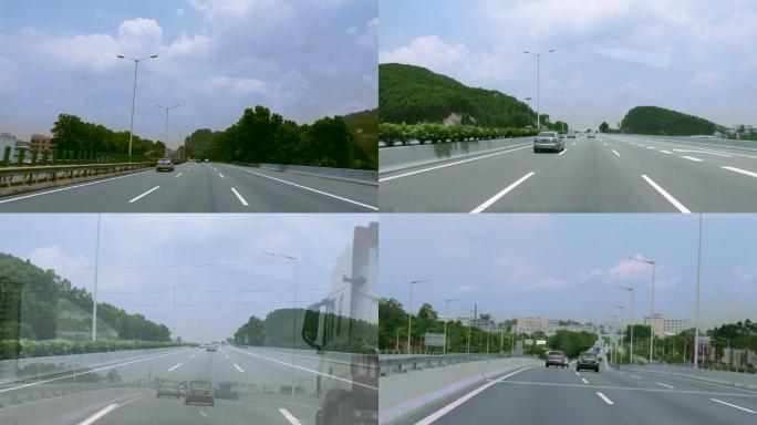 高速公路道路旅行实拍实拍