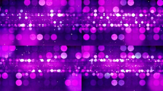 动感紫色光斑粒子舞台背景