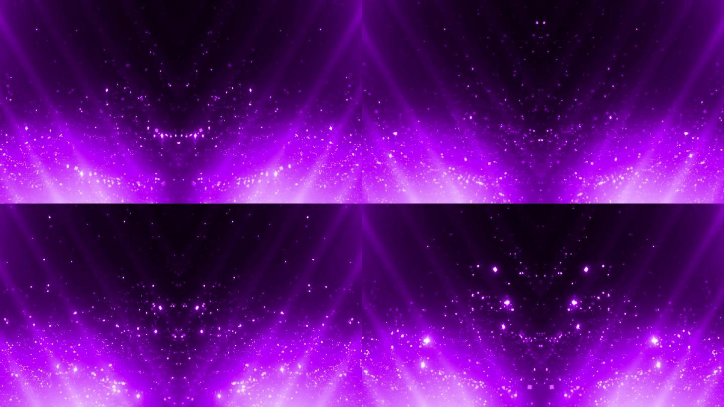 紫色唯美粒子