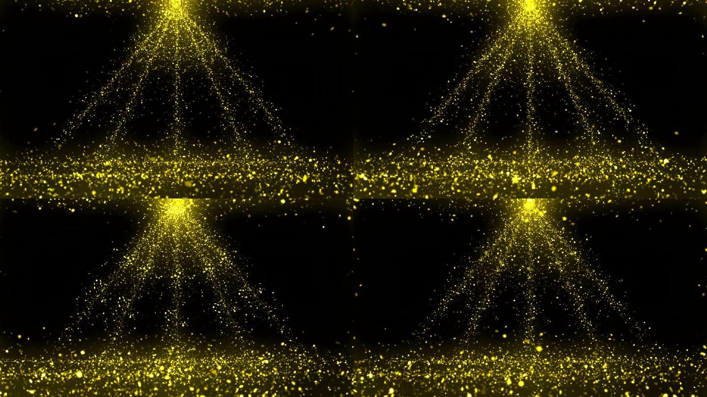 金色粒子led大屏幕