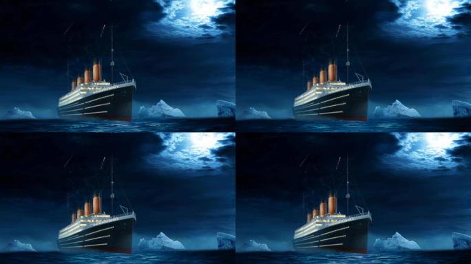 泰坦尼克号舞台背景