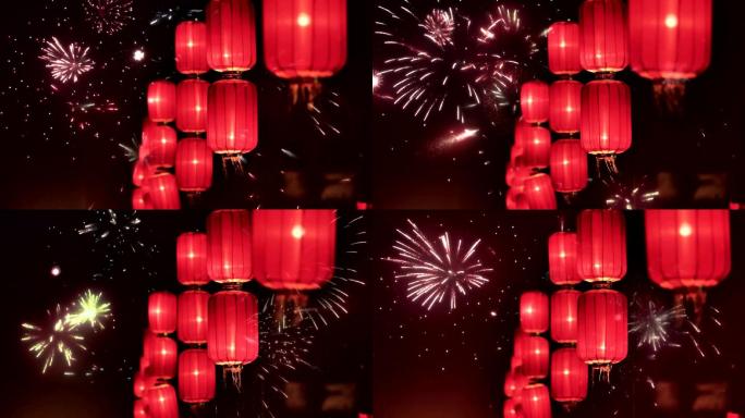 新年高清视频影视素材传统节日灯笼