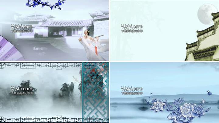 水墨背景素材002