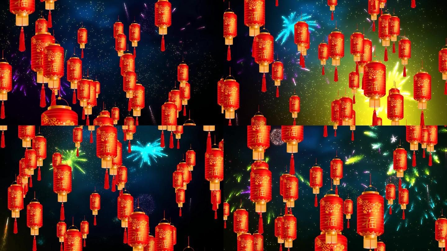 宫灯灯笼烟花礼花