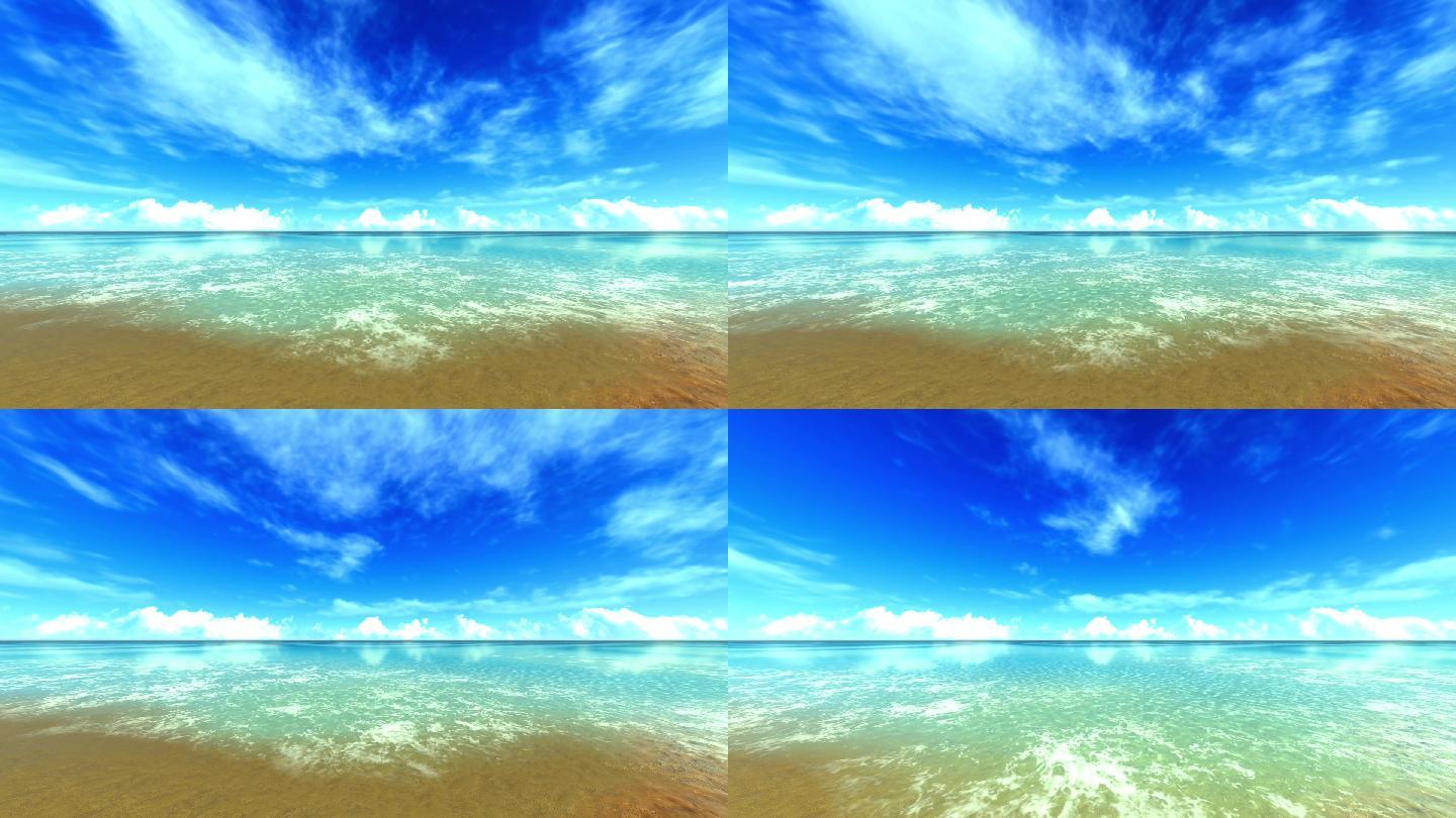 大海沙滩视频