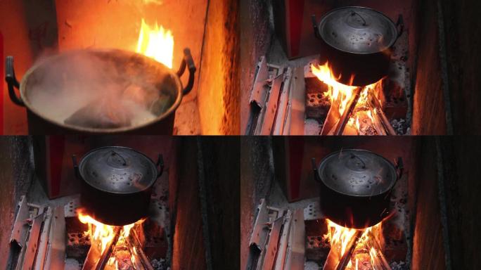 大火煮粽子