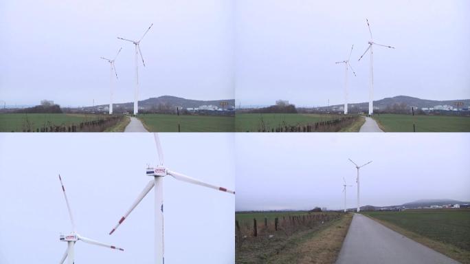 绿色能源供电系统风车发电