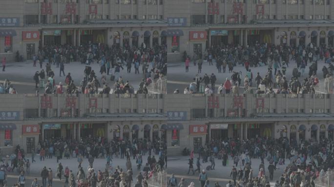 北京站人群
