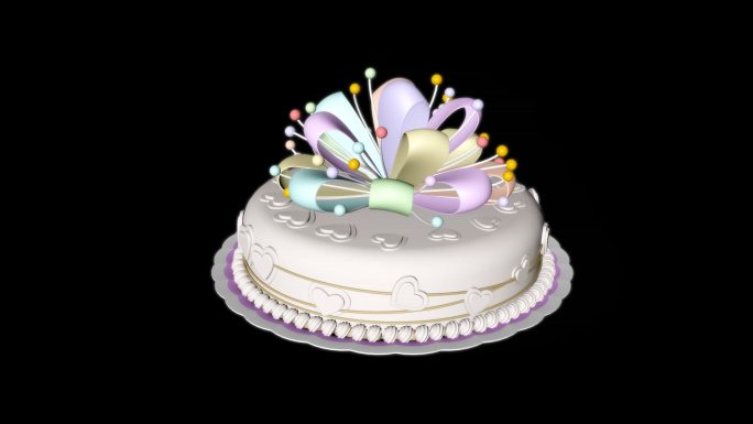 生日蛋糕（带透明通道）