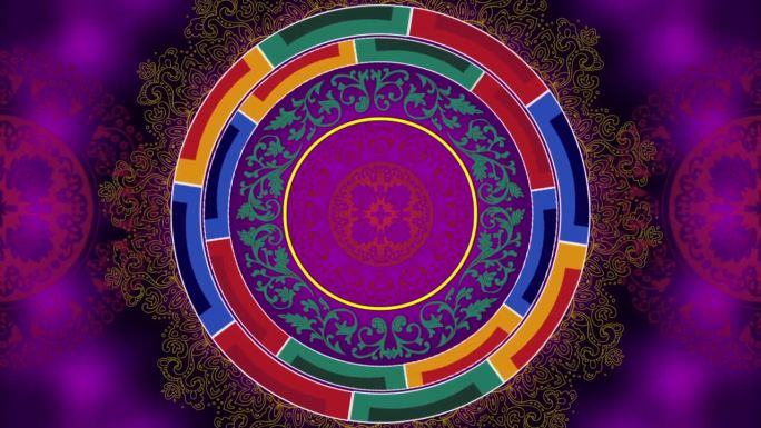 炫彩民族风背景