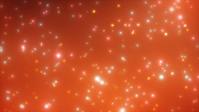 红色绚丽奇幻粒子LED屏视频素材
