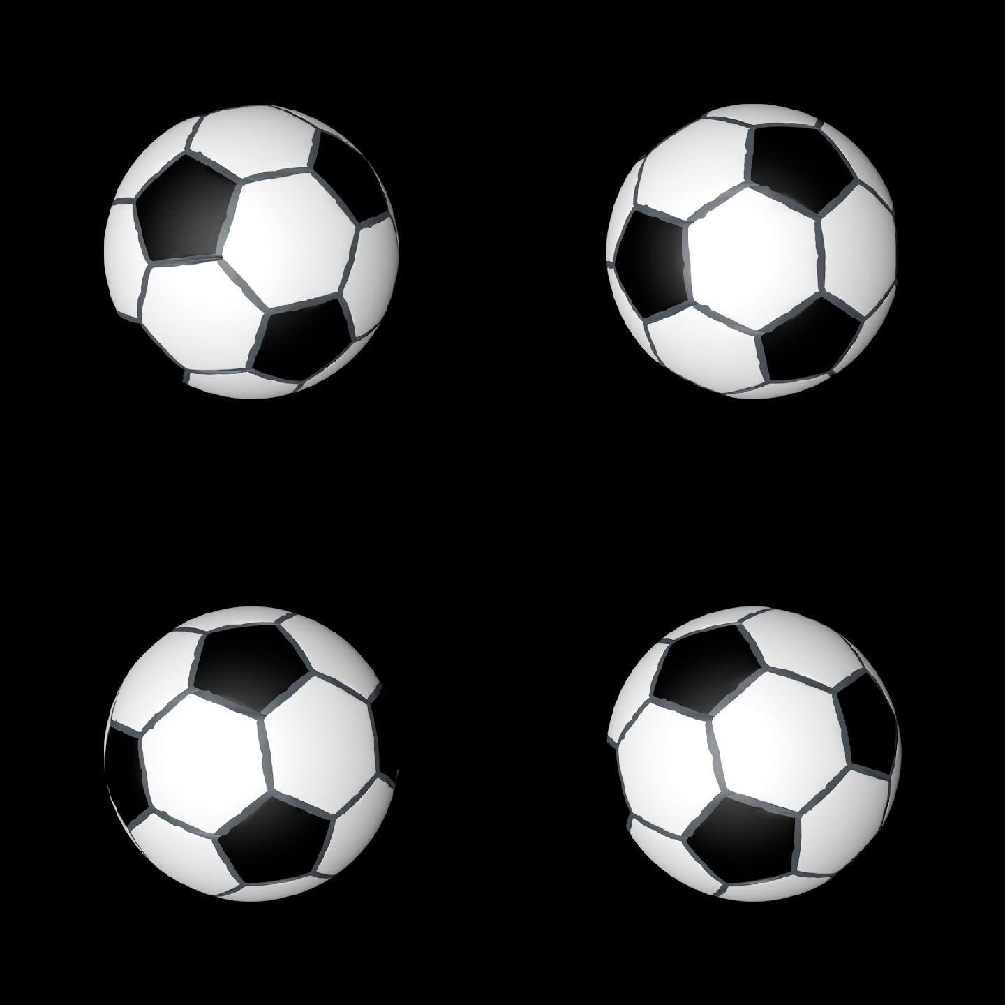足球（透明通道无缝循环）
