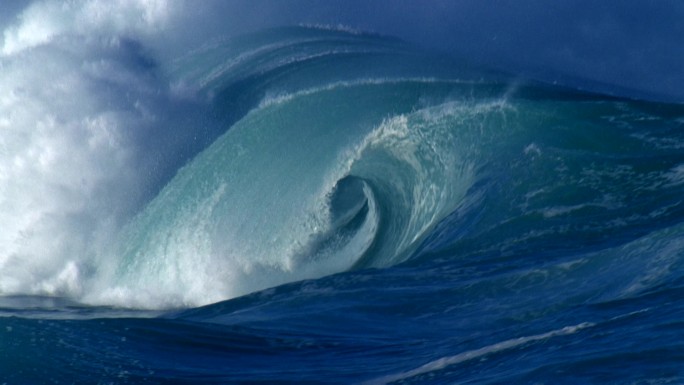 波涛汹涌的大海海浪海洋海浪波涛汹