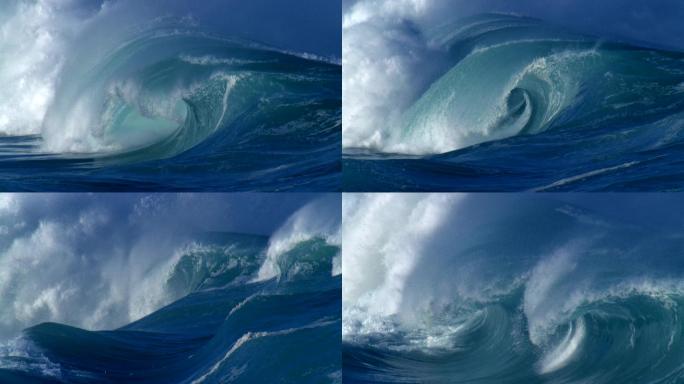 波涛汹涌的大海海浪海洋海浪波涛汹