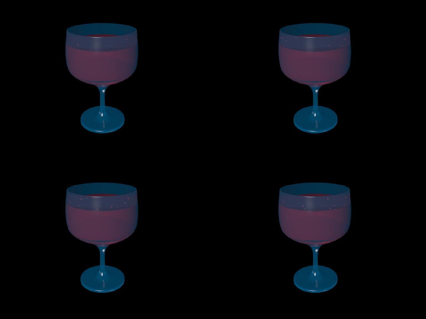 葡萄美酒夜光杯（透明通道无缝循环）