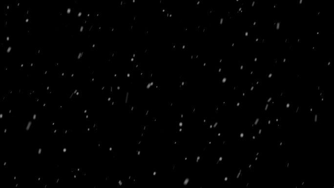 下雪合成素材alpha透明通道