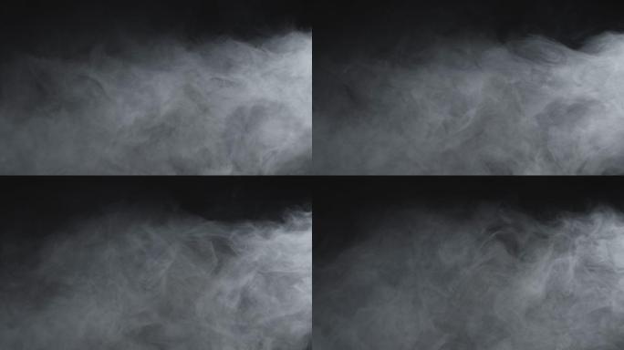 4k烟雾缭绕粉尘合成雾仙镜烟团视频烟流动