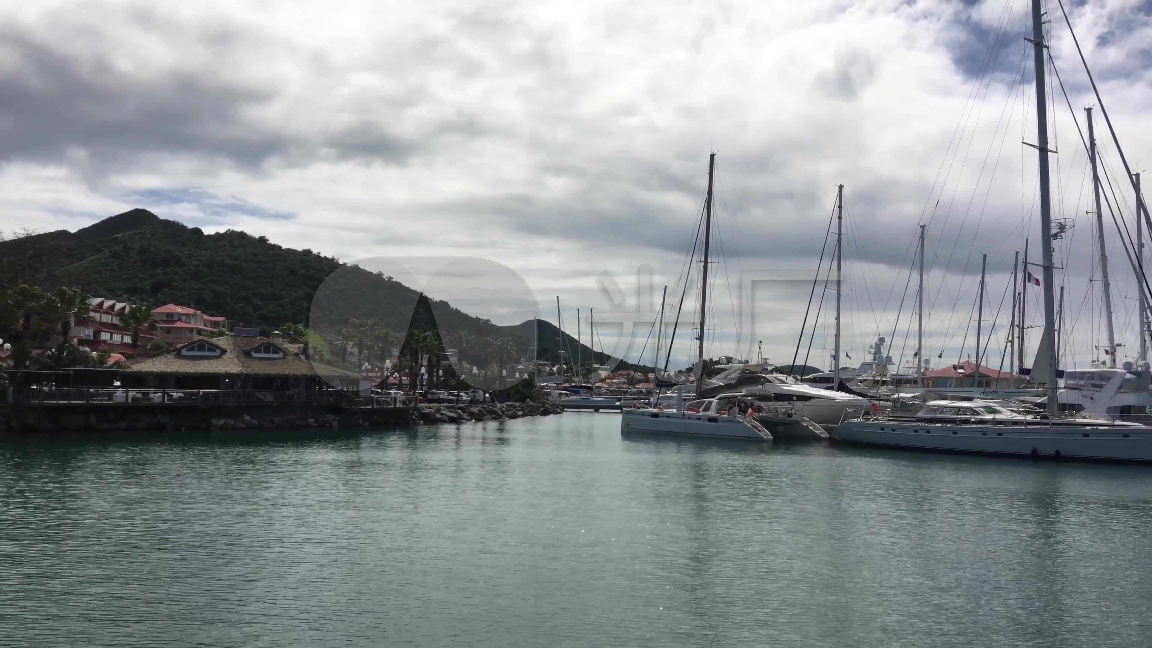 4k圣马丁首府马里戈特唯美风景