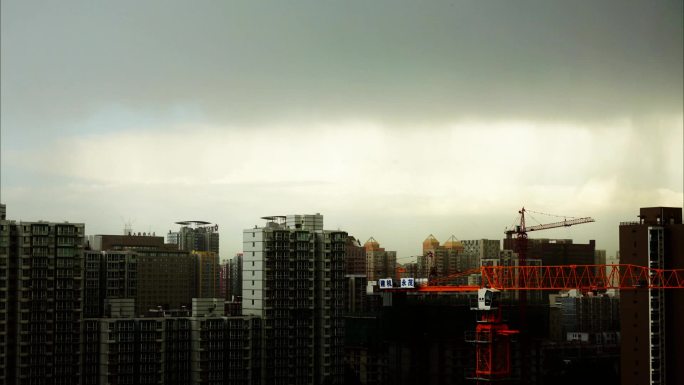 雨后彩虹延时摄影