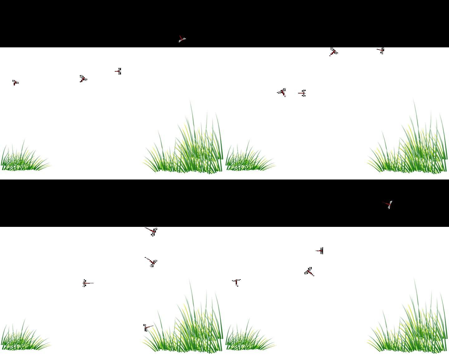 透明通道小草蜻蜓视频素材