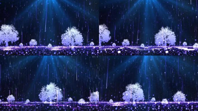 唯美粒子树舞蹈LED背景视频素材