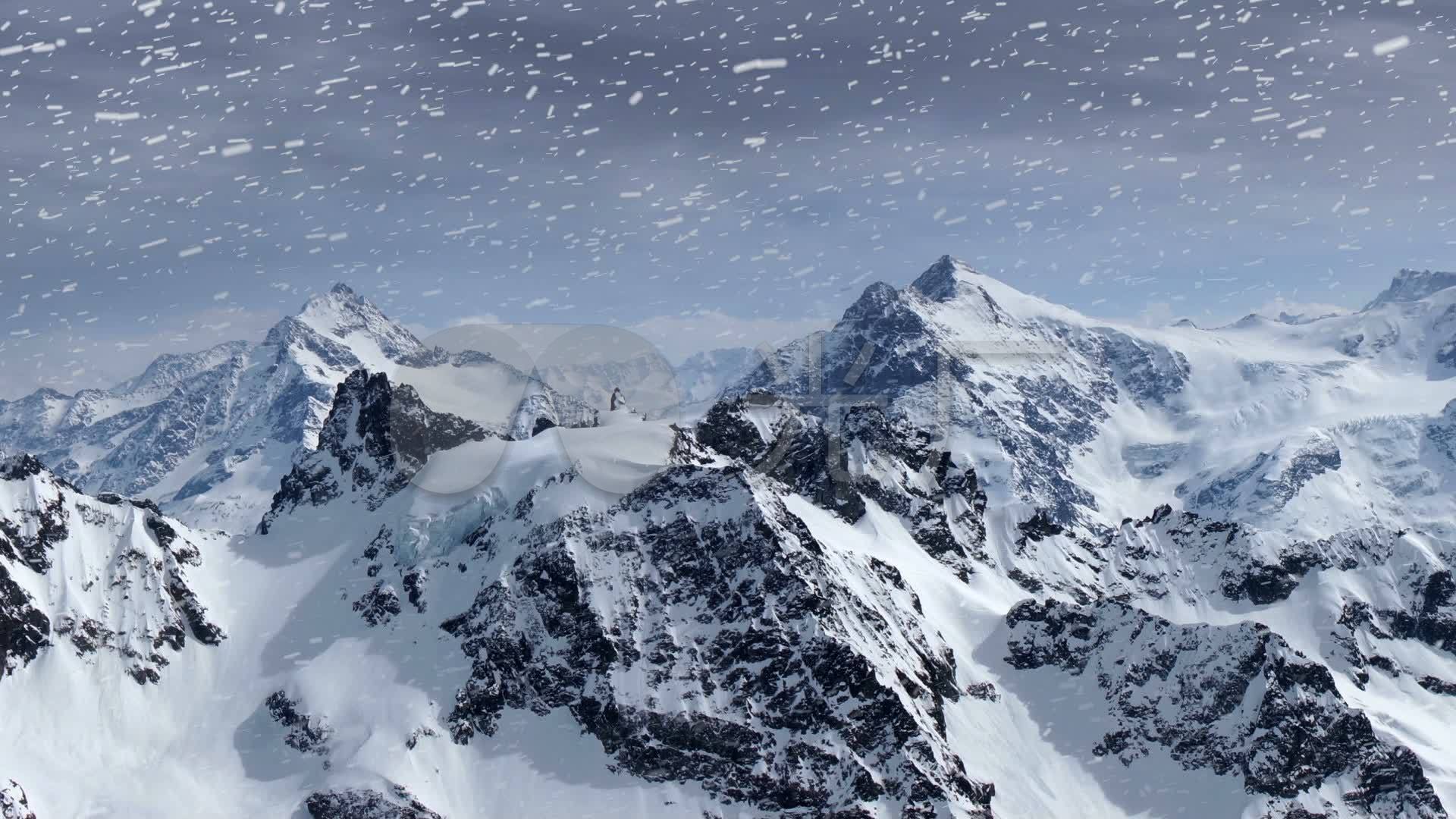 高清晰瑞士雪山摄影图欣赏