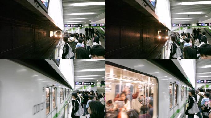 上海地铁进站人流