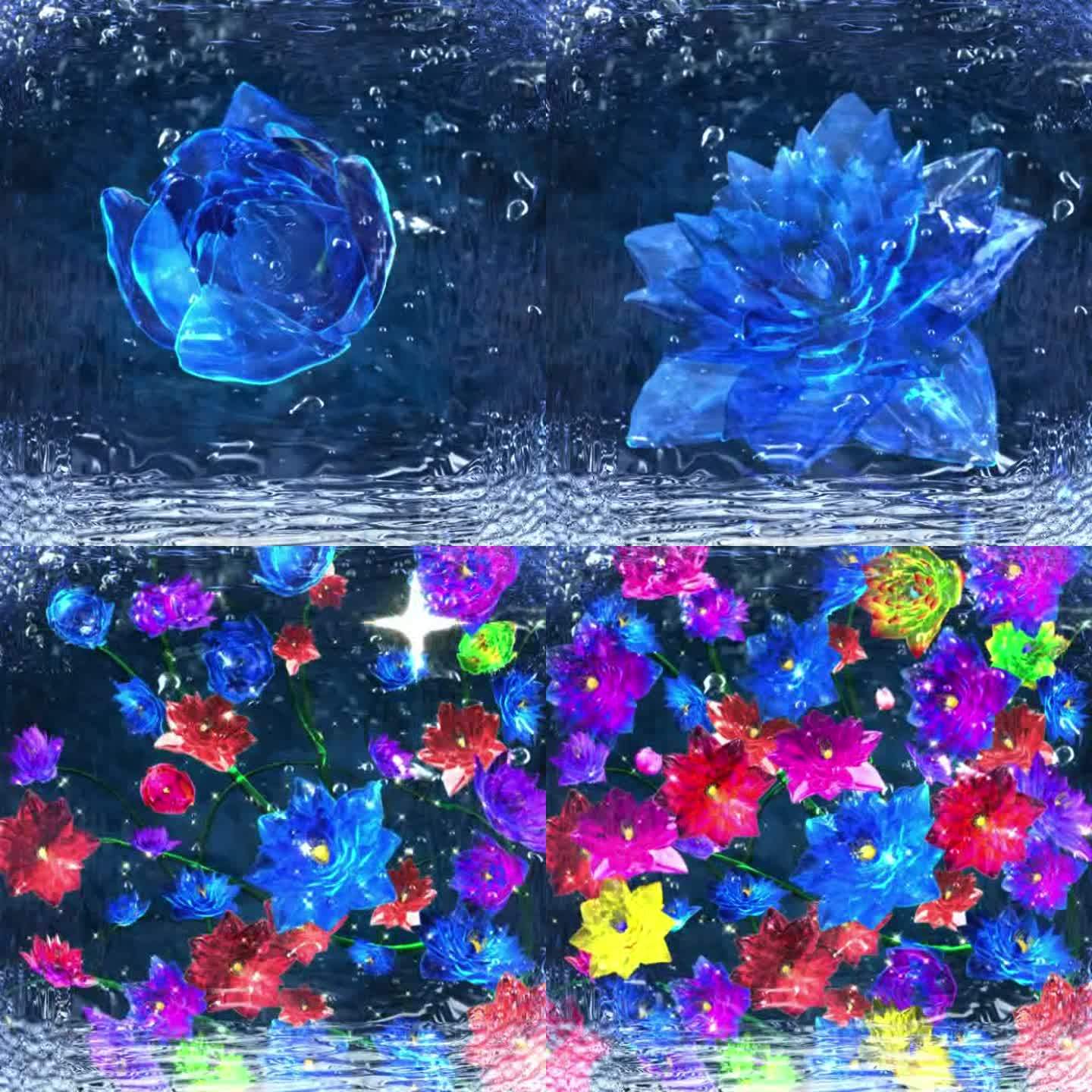 水晶花舞台LED屏幕